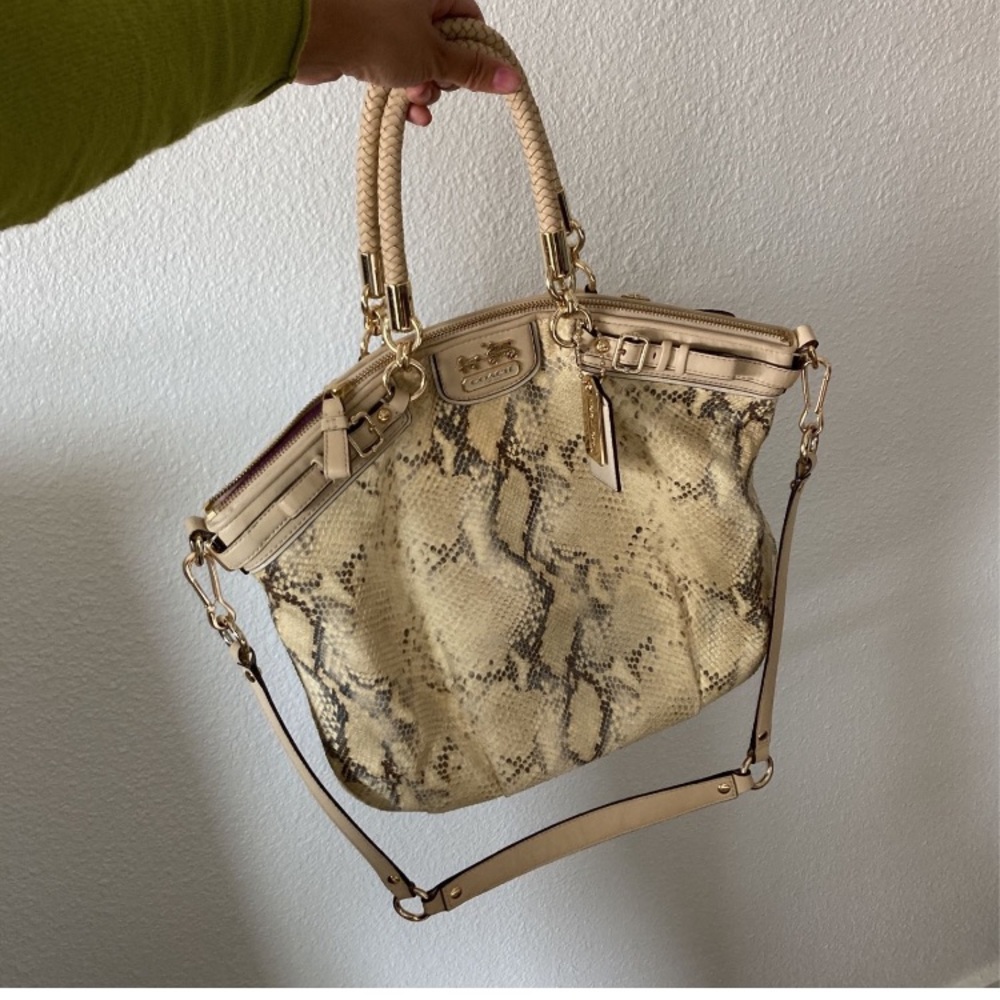 Coach Madison Python Bag - image 1